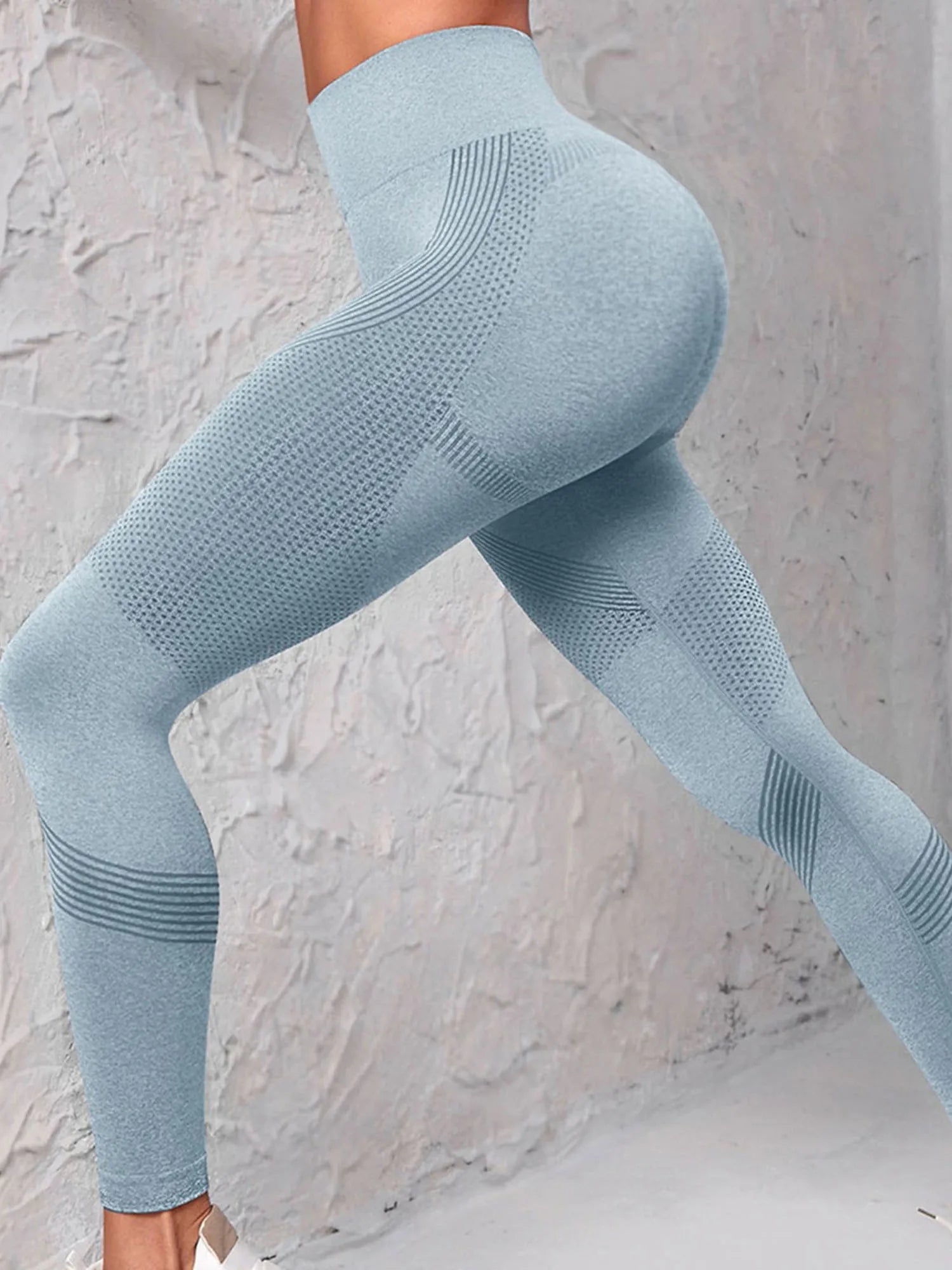 High Waist Compression Leggings - Butt Lift Yoga Pants with Tummy Control - silverfoxgoods